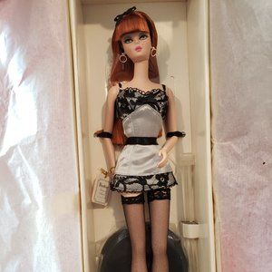 Collectible Silkstone Lingerie Barbie #6, 2002.  Never unboxed.